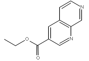 Ethyl1,7-naphthyridine-3-carboxylate structure, CAS 949922-44-5