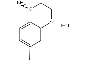 (S)-5-methylchroman-4-amine structure, CAS 950645-15-5