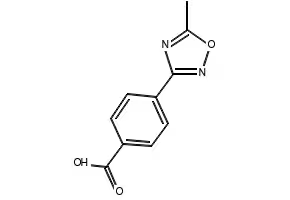 4-(5-methyl-1,2,4-oxadiazol-3-yl)benzoicacid structure, CAS 95124-68-8