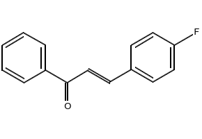 4-Fluorochalcone structure, CAS 1608-51-1
