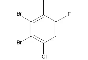 5-Chloro-2,3-dibromo-1-fluorobenzene structure, CAS 92771-38-5