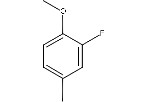 2-Fluoro-4-methylanisole structure, CAS 399-55-3
