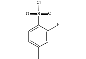 2-Fluoro-4-methylbenzenesulfonylchloride structure, CAS 518070-29-6