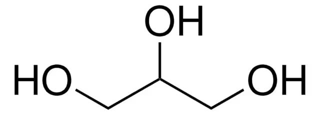 Glycerin structure, CAS 54-40-6