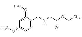 Ethyl2-(2,4-dimethoxybenzylamino)acetate structure, CAS 95218-34-1