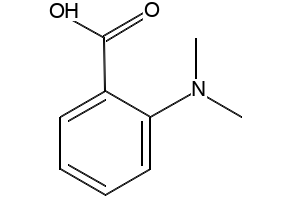 2-Dimethylaminobenzoicacid structure, CAS 610-16-2