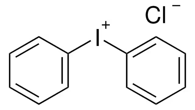 Diphenyliodoniumchloride structure, CAS 1483-72-3