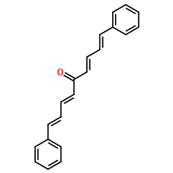 1,9-Diphenyl-1,3,6,8-nonatetraen-5-one structure, CAS 622-21-9