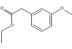Ethyl3-methoxyphenylacetate structure, CAS 35553-92-5