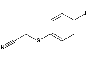 (4-Fluorophenylthio)acetonitrile structure, CAS 18527-21-4