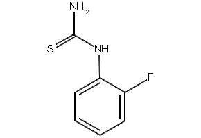 (2-Fluorophenyl)thiourea structure, CAS 656-32-6