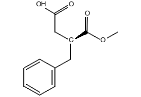 (S)-(-)-2-Benzylsuccinicacid1-methylester structure, CAS 182247-45-6