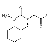 (S)-2-(Cyclohexylmethyl)succinicacid-1-methylester structure, CAS 220497-69-8