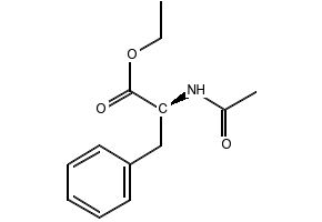 N-Acetyl-L-phenylalanineethylester structure, CAS 2361-96-8