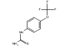 1-(4-(Trifluoromethoxy)phenyl)-2-thiourea structure, CAS 142229-74-1
