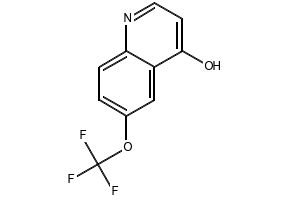 6-(Trifluoromethoxy)-4-quinolinol structure, CAS 175203-87-9