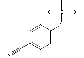 4-(Methanesulfonylamino)benzonitrile structure, CAS 36268-67-4