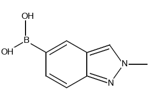 2-Methylindazole-5-boronicacid structure, CAS 952319-71-0