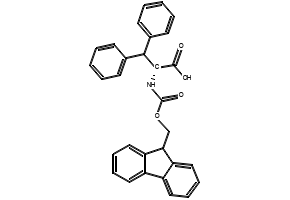 Fmoc-3,3-Diphenyl-D-alaine structure, CAS 189937-46-0