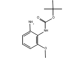 (2-Amino-6-methoxy-phenyl)-carbamicacidtert-butylester structure, CAS 954238-84-7