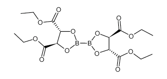 Bis(Diethyl-L-tartrateglycolato)diboron structure, CAS 343321-58-4