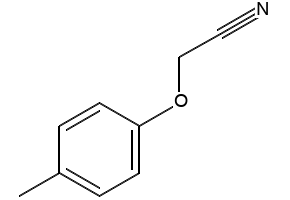 4-Methylphenoxyacetonitrile structure, CAS 33901-44-9