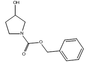 3-Hydroxy-1-N-Cbz-pyrrolidine structure, CAS 95656-88-5