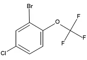 4-Bromo-2-nitro(trifluoromethoxy)benzene structure, CAS 95668-20-5