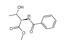 Benzoyl-D-threoninemethylester structure, CAS 60538-16-1