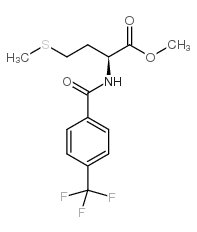 N-[4-(Trifluoromethyl)benzoyl]-l-methioninemethylester structure, CAS 175202-25-2