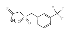 2-[3-(Trifluoromethyl)benzylsulfonyl]thioacetamide structure, CAS 175276-83-2