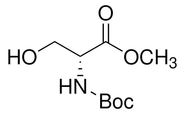 Boc-D-Serinemethylester structure, CAS 95715-85-8