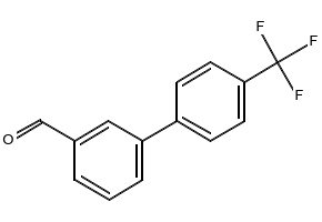 4'-Trifluoromethylbiphenyl-3-carbaldehyde structure, CAS 343604-24-0