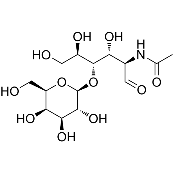 N-Acetyl-D-lactosamine structure, CAS 32181-59-2