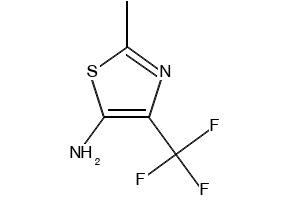 2-Methyl-4-trifluoromethyl-thiazol-5-ylamine structure, CAS 958452-22-7