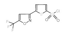 5-[5-(Trifluoromethyl)isoxazol-3-yl]thiophene-2-sulfonylchloride structure, CAS 229956-98-3