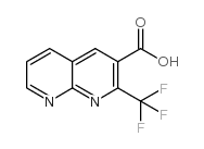2-(Trifluoromethyl)-1,8-napthyridine-3-carboxylicacid structure, CAS 241154-08-5