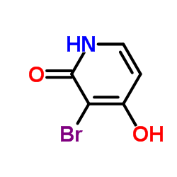 3-Bromo-4-hydroxy-2(1H)-pyridone structure, CAS 96245-97-5
