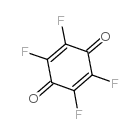 Tetrafluoro-1,4-benzoquinone structure, CAS 527-21-9
