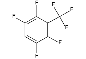 2,3,5,6-Tetrafluorobenzotrifluoride structure, CAS 651-80-9