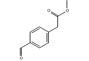 Methyl(p-formylphenyl)acetate structure, CAS 96524-70-8
