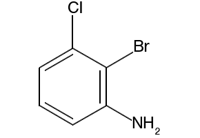 2-Bromo-3-chloroaniline structure, CAS 96558-73-5