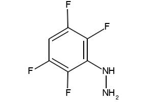 2,3,5,6-Tetrafluorophenylhydrazine structure, CAS 653-11-2