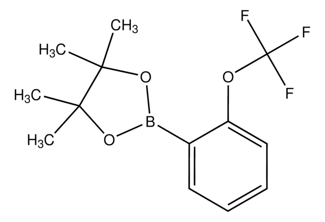 4,4,5,5-Tetramethyl-2-(2-trifluoromethoxyphenyl)-1,3,2-dioxaborolane structure, CAS 832114-04-2