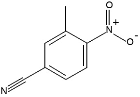 4-Nitro-m-tolunitrile structure, CAS 96784-54-2