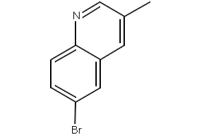 6-Bromo-3-methylquinoline structure, CAS 97041-63-9