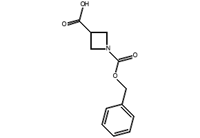 1-(Benzyloxycarbonyl)azetidine-3-carboxylicacid structure, CAS 97628-92-7