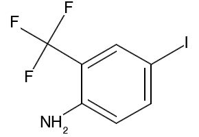 2-Amino-5-iodobenzotrifluoride structure, CAS 97760-97-9