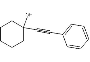 1-(Phenylethynyl)-1-cyclohexanol structure, CAS 20109-09-5