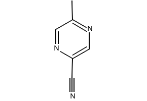 5-Methylpyrazine-2-carbonitrile structure, CAS 98006-91-8